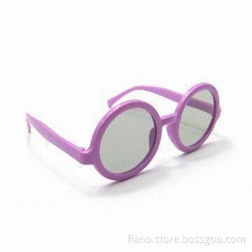 Polarized Glasses with 0.30mm Thickness Lens, Used to Watch 3D Movies/TV